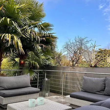 度假居 Sonnendeck - Wellness Whirlpool Garden & Grill,125qm 梅尔布施